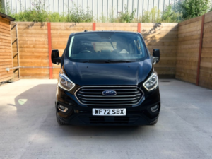 2022 Ford Tourneo Custom 4 SEAT Driver Transfer Wheelchair Accessible Disabled Access Vehicle Wav in Black — image 3