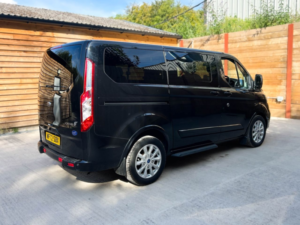 2022 Ford Tourneo Custom 4 SEAT Driver Transfer Wheelchair Accessible Disabled Access Vehicle Wav in Black — image 4