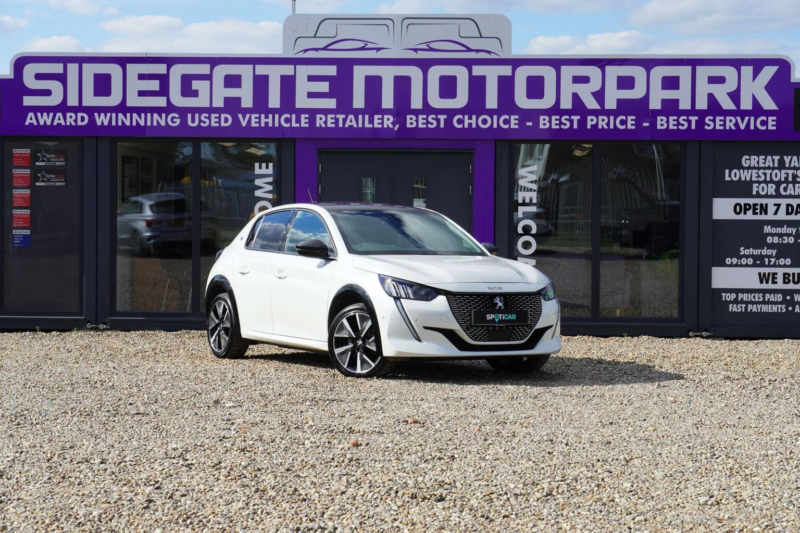 2021 Peugeot E-208 50kwh Gt Premium Auto 5dr in White — image 1
