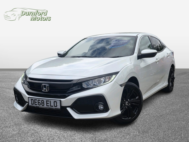 2018 Honda Civic 1.0 Vtec Turbo Sr in White — image 1