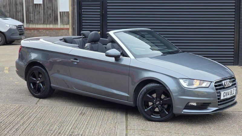 2014 Audi A3 Cabriolet 2.0 Tdi Sport Euro 6 (s/s) 2dr in Grey — image 1