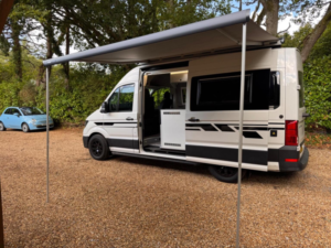 2023 Volkswagen Crafter Campervan Mwb 140ps 5 SEAT 4 Berth Off Grid Camper Van Euro6 in White — image 2