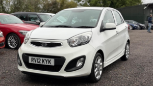 2012 Kia Picanto 1.25 3 Euro 5 5dr in White — image 3