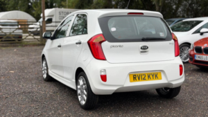 2012 Kia Picanto 1.25 3 Euro 5 5dr in White — image 4