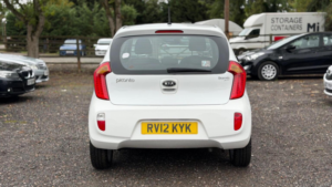 2012 Kia Picanto 1.25 3 Euro 5 5dr in White — image 6