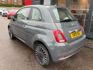 2019 Fiat 500 1.2 Lounge Euro 6 (s/s) 3dr in Grey — image 6