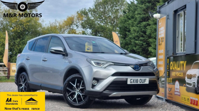 2018 Toyota Rav4 2.5 Vvt-H Design CVT 4WD Euro 6 (s/s) 5dr in Silver — image 1