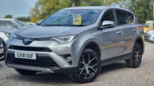 2018 Toyota Rav4 2.5 Vvt-H Design CVT 4WD Euro 6 (s/s) 5dr in Silver — image 3