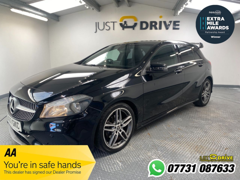 2017 Mercedes-Benz A Class 1.5 A180d Amg Line Hatchback 5dr Diesel Manual Euro 6 (s/s) (109 Ps) in Black — image 1