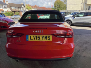 2015 Audi A3 Cabriolet 1.6 Tdi Sport Euro 6 (s/s) 2dr in Red — image 6