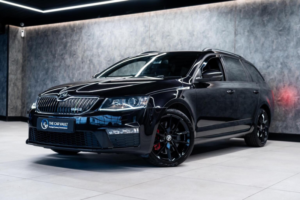 2015 Skoda Octavia 2.0 Tfsi Vrs DSG Euro 6 (s/s) 5dr in Black — image 4