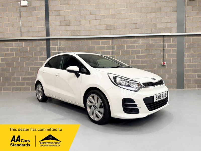 2016 Kia Rio 1.4 Ecodynamics 3 Euro 6 (s/s) 5dr in White — image 1