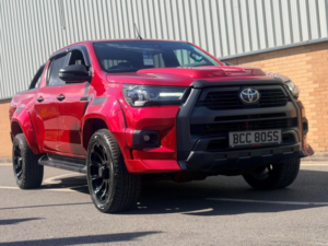 2021 Toyota Hilux 2.8 D-4d Invincible X Auto 4WD Euro 6 (s/s) 4dr in Red — image 6