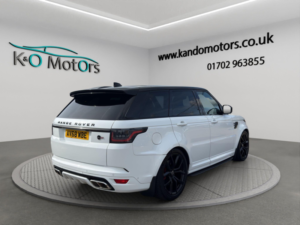 2018 Land Rover Range Rover Sport 5.0 P575 V8 Svr Auto 4WD Euro 6 (s/s) 5dr in White — image 4