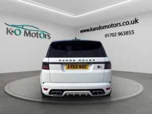 2018 Land Rover Range Rover Sport 5.0 P575 V8 Svr Auto 4WD Euro 6 (s/s) 5dr in White — image 5