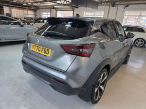 2020 Nissan Juke 1.0 Dig-T Tekna SUV 5dr Petrol Manual Euro 6 (s/s) (114 Ps) in Grey — image 5