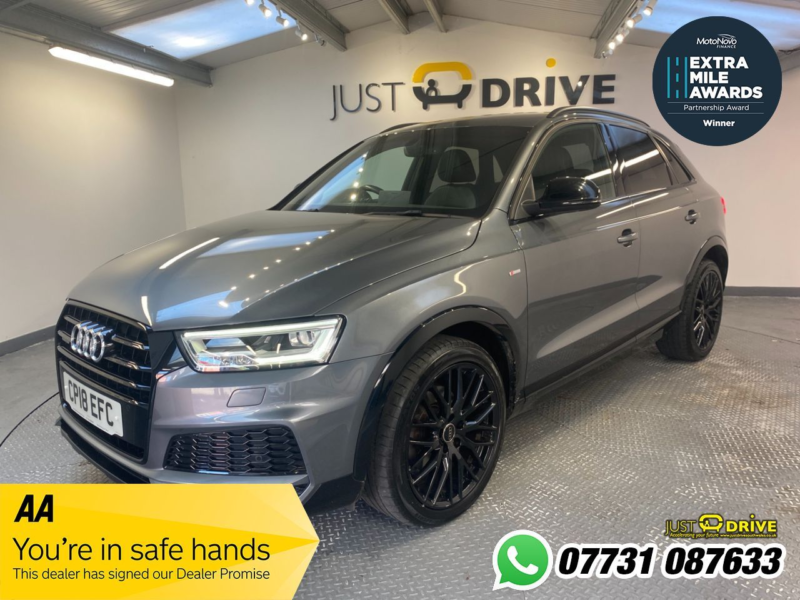 2018 Audi Q3 2.0 Tdi Black Edition SUV 5dr Diesel Manual Quattro Euro 6 (s/s) (150 Ps) in Grey — image 1