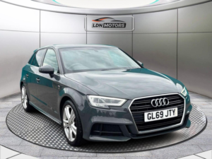 2019 Audi A3 1.5 Tfsi Cod 35 S Line Sportback S Tronic Euro 6 (s/s) 5dr in Grey — image 3