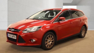 2012 Ford Focus 1.6 Titanium Powershift Euro 5 5dr in Red — image 4
