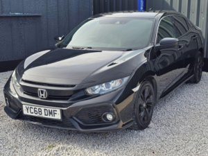 2018 Honda Civic 1.6 I-Dtec Sr Euro 6 (s/s) 5dr in Black — image 3