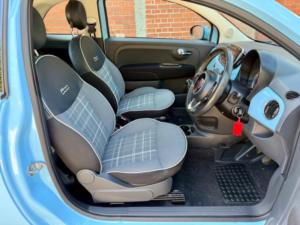 2016 Fiat 500 1.2 Lounge Euro 6 (s/s) 3dr in Blue — image 3