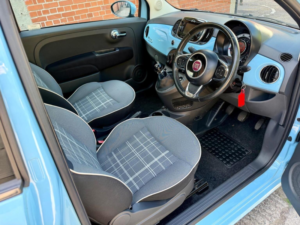 2016 Fiat 500 1.2 Lounge Euro 6 (s/s) 3dr in Blue — image 5