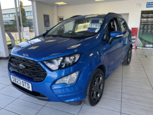 2023 Ford Ecosport 1.0 Ecosport St-Line 5 Door 1.0l Ford Ecoboost 125ps Fwd 6 Speed Manual in Blue — image 2
