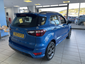 2023 Ford Ecosport 1.0 Ecosport St-Line 5 Door 1.0l Ford Ecoboost 125ps Fwd 6 Speed Manual in Blue — image 3