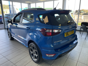 2023 Ford Ecosport 1.0 Ecosport St-Line 5 Door 1.0l Ford Ecoboost 125ps Fwd 6 Speed Manual in Blue — image 4