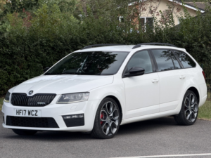 2017 Skoda Octavia 2.0 Tdi Vrs in White — image 3