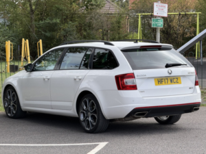 2017 Skoda Octavia 2.0 Tdi Vrs in White — image 6