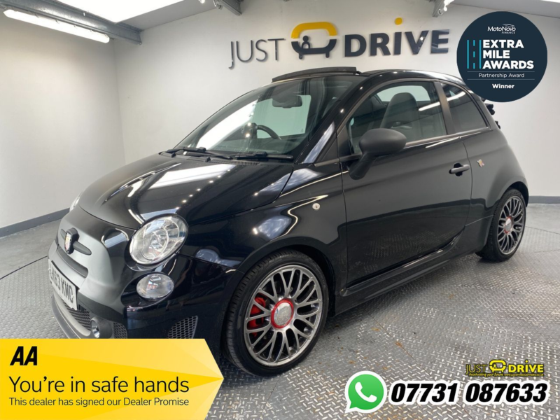 2013 Abarth 595c 1.4 T-Jet Competizione Cabrio 2dr Petrol Auto Euro 5 (160 Bhp) in Black — image 1