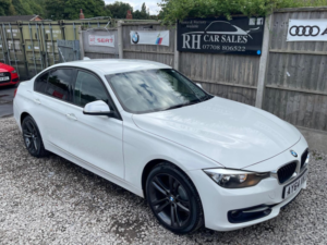 2014 BMW 3 Series 2.0 318d Sport Euro 5 (s/s) 4dr in White — image 2