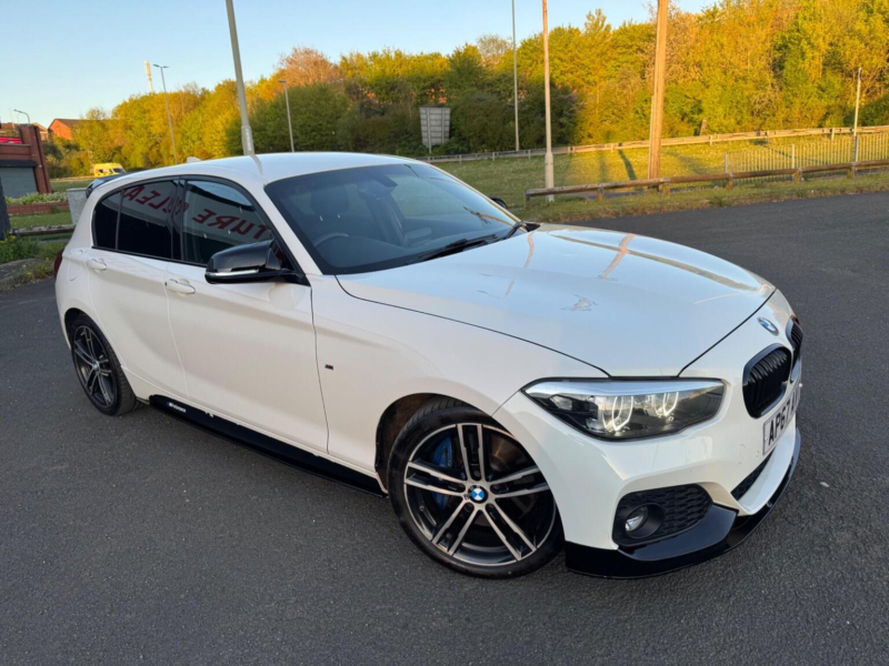 2017 BMW 1 Series 2.0 118d M Sport Shadow Edition Euro 6 (s/s) 5dr in White — image 1