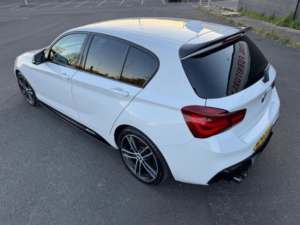 2017 BMW 1 Series 2.0 118d M Sport Shadow Edition Euro 6 (s/s) 5dr in White — image 2