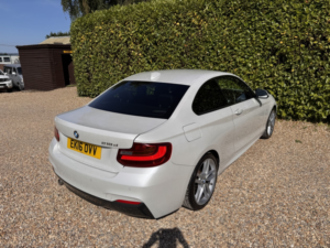 2016 BMW 2 Series 2.0 218d M Sport Coupe in White — image 2