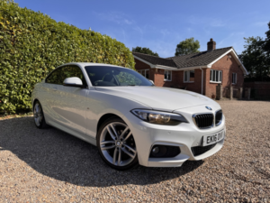 2016 BMW 2 Series 2.0 218d M Sport Coupe in White — image 4