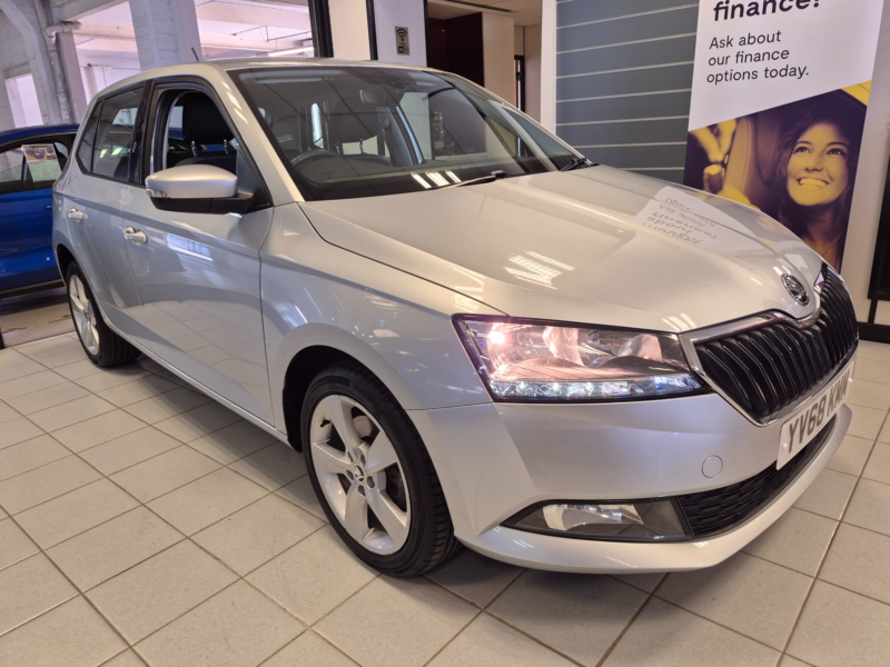 2019 Skoda Fabia 1.0 Tsi Se L Hatchback 5dr Petrol DSG Euro 6 (s/s) (110 Ps) in Silver — image 1