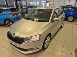 2019 Skoda Fabia 1.0 Tsi Se L Hatchback 5dr Petrol DSG Euro 6 (s/s) (110 Ps) in Silver — image 6
