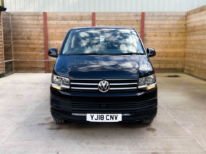 2018 Volkswagen Transporter 3 SEAT Auto Passenger Up Front Wheelchair Accessible Disabled Access Vehicle Wav in Black — image 5