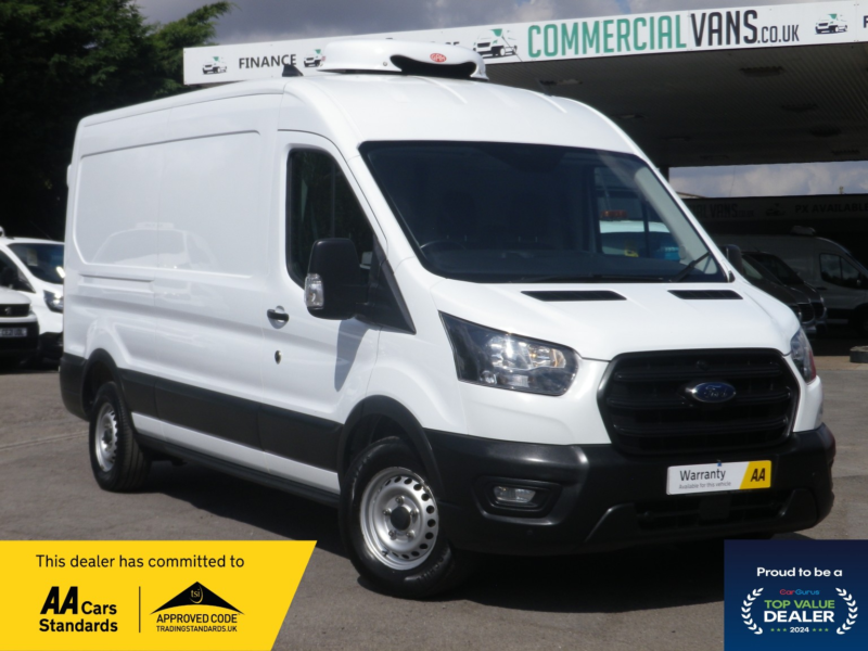 2023 Ford Transit 2.0 Transit Leader Fridge Freezer Van 350 L3 2.0l Ford Ecoblue 130ps Fwd 6 Speed Manual in White — image 1