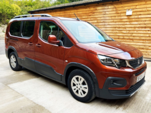 2020 Peugeot Rifter L2 Lwb 4 SEAT Auto Wheelchair Accessible Disabled Access Vehicle Wav in Bronze — image 3