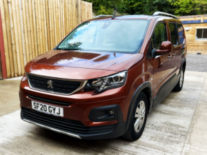 2020 Peugeot Rifter L2 Lwb 4 SEAT Auto Wheelchair Accessible Disabled Access Vehicle Wav in Bronze — image 5