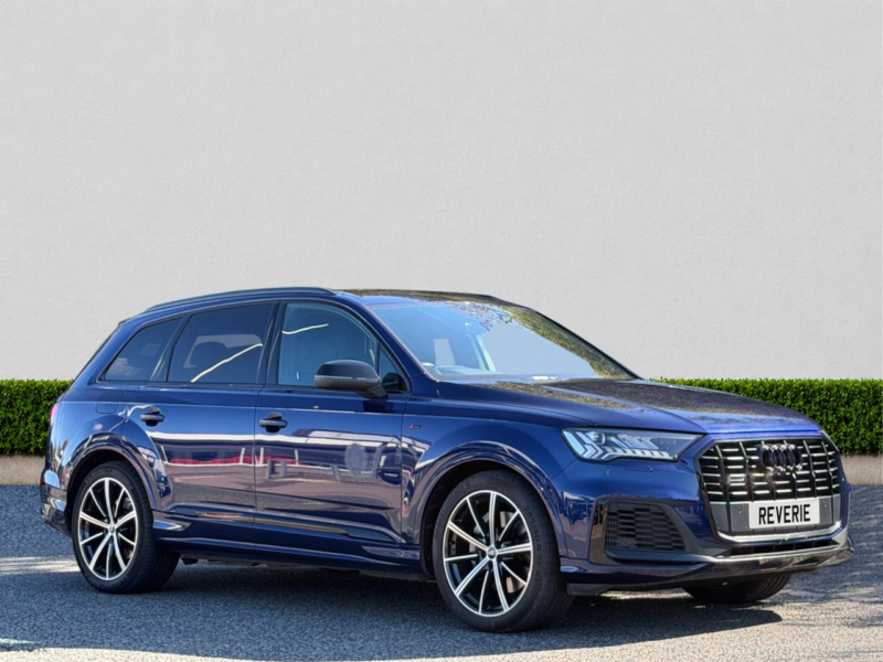 2021 Audi Q7 3.0 Tfsi V6 55 Black Edition SUV 5dr Petrol Tiptronic Quattro Euro 6 (s/s) (340 Ps) in Blue — image 1