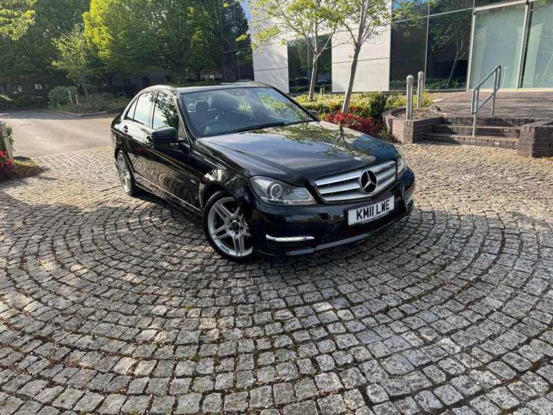 2011 Mercedes-Benz C Class 2.1 C220 Cdi Blueefficiency Sport G-Tronic+ Euro 5 (s/s) 4dr in Black — image 1