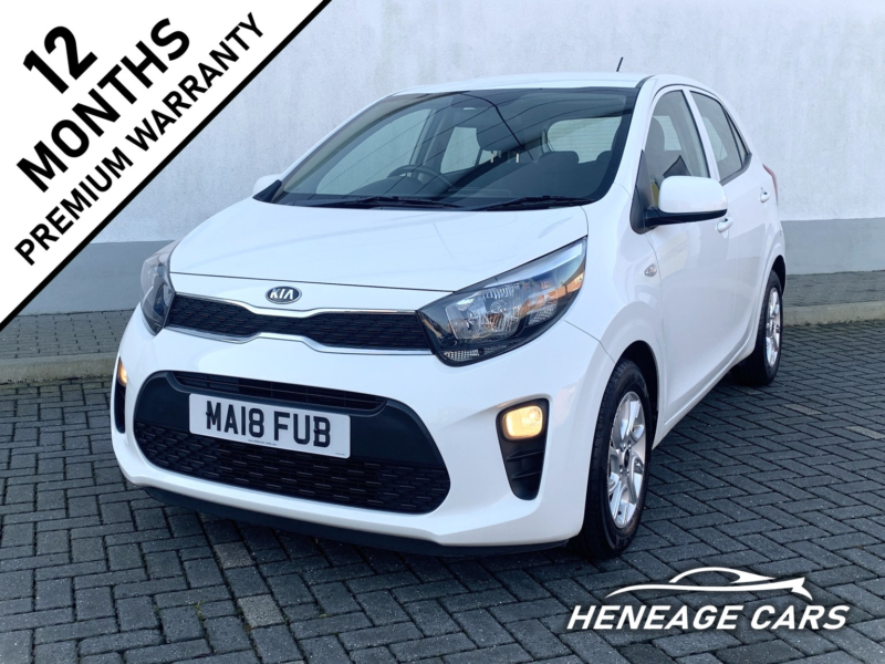 2018 Kia Picanto 1.2 2 5-Door in White — image 1