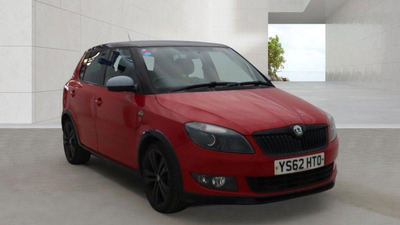 2012 Skoda Fabia 1.2 Monte Carlo Euro 5 5dr in Red — image 1