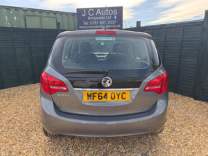 2014 Vauxhall Meriva 1.4i Tech Line Euro 6 5dr in Grey — image 5