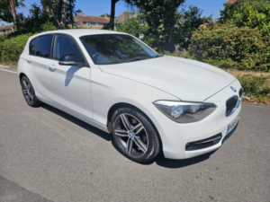 2014 BMW 1 Series 2.0 116d Sport 5-Door in White — image 2