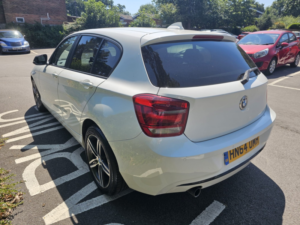 2014 BMW 1 Series 2.0 116d Sport 5-Door in White — image 5